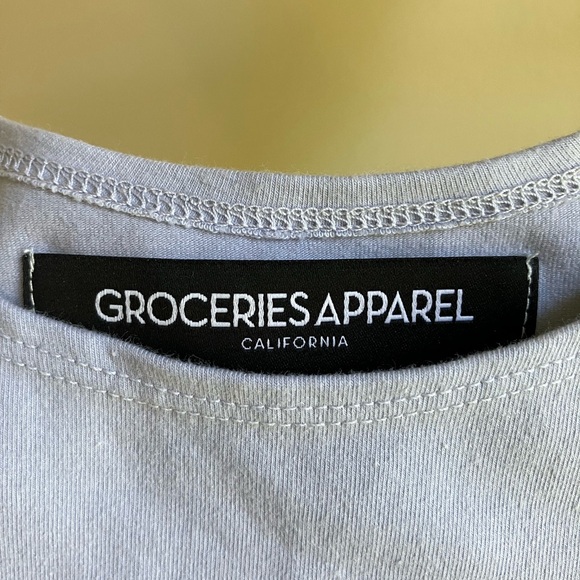 NWOT-Groceries Apparel Organic cotton cropped tank XS - Picture 3 of 4